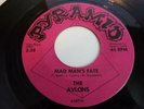 45 Rare Garage Pyramid 6877 The Avlons Mad Man's Fate & Come Back Little Girl