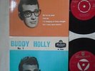 BUDDY HOLLY CRICKETS 4 TRACK EP X 2 No1 & 2  UK BRUNSWICK LABEL