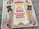 Vintage 45 RPM Records - Gentlemen Prefer Blondes - Marilyn Monroe  Jane Russell