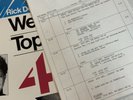 RECORD rare radio LP rick dees Weekly Top 40 on vinyl COMPLETE SET LIST 12/24/88
