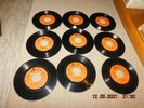 9 ORIGINAL VINTAGE VARIOUS SEEBURG BACKGROUND MUSIC LIBRARY 45 RPM RECORDS