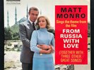 Matt Monro FROM RUSSIA WITH LOVE 1st press Parlophone EP GEP 8889 nice EX