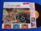 ELVIS PRESLEY - A Date With Elvis (LSP-2011) RARE Rigid Vinyl, Orange Label