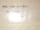 David Bowie - Let’s Dance — RARE MFSL Original Master Test Pressing