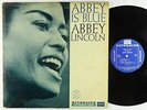 Abbey Lincoln - Abbey Is Blue LP - Riverside - RLP 12-308 Mono DG VG+