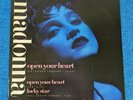 MADONNA OPEN YOUR HEART 12'' VINYL UK 1986 MAXI LP RECORD LUCKY STAR True Blue