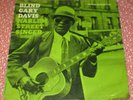 BLIND GARY DAVIS Harlem Street Singer LP (1960) Bluesville deep groove mono orig