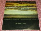 GREATER HOLY TEMPLE INSPIRATIONAL CHOIR Of Thee I Sing LP private gospel