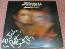 SCANDAL Warrior LP (1984) Columbia original AUTOGRAPHED Patty Smyth