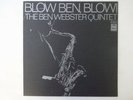 BEN WEBSTER BLOW BEN BLOW Odeon OP-80116 Japan  VINYL LP