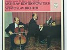 ROSTROPOVICH, RICHTER - BEETHOVEN cello & piano sonatas PHILIPS 2xLPs box EX+