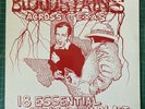 Bloodstains Across Texas LP punk rock compilation STAINS inserts Bobby Soxx KBD