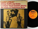 Johnny Griffin & Eddie Lockjaw Davis - Lookin' At Monk LP - Jazzland Mono DG