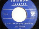 JERRI WINTERS 45 I Got a crush on you RAINBOW RECORDS pop Original press g110