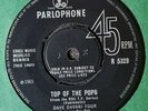 DAVE DAVANI FOUR - TOP OF THE POPS ORIG 1965 PARLOPHONE R 5329 MOD HAMMOND