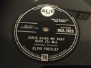 ELVIS PRESLEY : SANTA BRING MY BABY BACK  / SANTA CLAUS IS BACK IN TOWN.  78.rpm