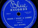 BILLY MITCHELL. DEARIE I WANT A CHERRY / I AIN'T GONNA SAY IT. 78. BURLESQUE
