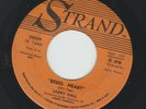 ROCKABILLY POPCORN bw TEEN - LARRY HALL- REBEL HEART - HEAR -1961 STRAND
