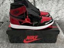 Nike Air Jordan 1 Retro High OG Patent Bred  UK8, US9, EUR42.4  Free P&P