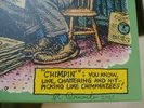 Hand Signed R CRUMB new lp COVER CHIMPIN' THE BLUES COLOREDVINYL Robert mint