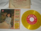 Vintage 45 Yellow Vinyl Record From Saigon / Vietnam -  Written in Vietnamese