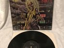 *RARE BLACK LABEL* Iron Maiden Killers 1980s UK LP Vinyl Album Ex+