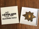 Michael Jackson Belt Buckle Bad Tour Version No Promo no signed