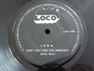 NWOBHM-IONA-YOU AIN'T A LADY/DON'T CRY FOR THE INNOCENT-LOCO 1003