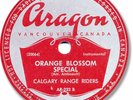 CALGARY Range Riders Country 78 RPM Record. Orange Blossom Special