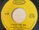NORTHERN SOUL Larry Williams & Johnny Watson A QUITTER NEVER WINS Epic 45 Canada