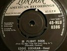 EDDIE COCHRAN - 20 FLIGHT ROCK - Rare UK LONDON Silver Top Round Centre