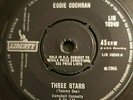 EDDIE COCHRAN - THREE STARS / SOMETHIN' ELSE - Rare UK Liberty 7