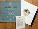 FJLP 5037 GINETTE NEVEU CHAUSSON Poème DEBUSSY Sonate RAVEL Tzigane LP Ed1 1956