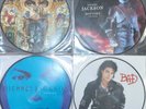 Set of 4 Michael Jackson Vinyl Picture Disc LPs Invincible Bad Dangerous HIStory