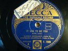 DJANGO REINHARDT & STEPHANE GRAPPELLY It Had To Be You UK Decca 78 gramophone