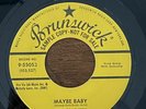 CRICKETS 1958 Maybe Baby Tell Me How Yellow Label Promo 7