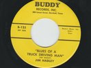 ROCKABILLY - JIM HADLEY - BLUES OF A TRUCK DRIVING MAN - HEAR -1960 TEXAS BUDDY