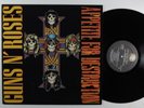 GUNS N' ROSES Appetite For Destruction GEFFEN LP VG+ 1st club edition pressing