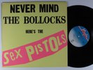 SEX PISTOLS Never Mind The Bollocks VIRGIN LP VG++/VG+ 1st uk press blank back
