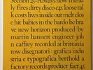 Section 25 Always Now 1981 Factory Vinyl Fact45 New Order Joy Division Textured