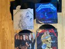 Vinyl Bundle Metallica Harvester of Sorrow Ride the Lightning justice for all