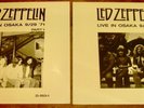 LED ZEPPELIN Live In Osaka 1979 scarce vinyl 2-LP set vol 1 and 2 GLC excellent