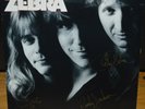1983 Zebra Self-Titled Signed Autographed Vinyl Album Record Atlantic 80054-1