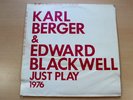 EX   Karl Berger & Edward Blackwell/Just Play 1976/1979 Quark LP