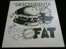 The Descendents SIGNED AUTOGRAPHED MINT Bonus Fat SST Records – SST-144