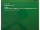 LUC FERRARI - PRESQUE RIEN No 1 - SOCIETE II - DEUTSCHE GRAMMOPHON AVANT GARDE -