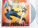 SIGNED AFI Very Proud Of Ya Vinyl LP Lt Blue Marble A.F.I. Davey Havok Autograph