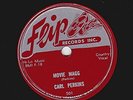V. RARE CARL PERKINS ORIGINAL US FLIP 78 MOVIE MAGG / TURN AROUND FLIP 501 E+/E-