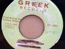 SYDNEY WILSON TIME AS GONE / VERSION JAMAICAN GREEK RECORDS 7