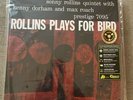 Sonny Rollins ROLLINS PLAYS FOR BIRD Analogue Productions LP Vinyl MONO NEW